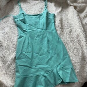 Teal Mini dress